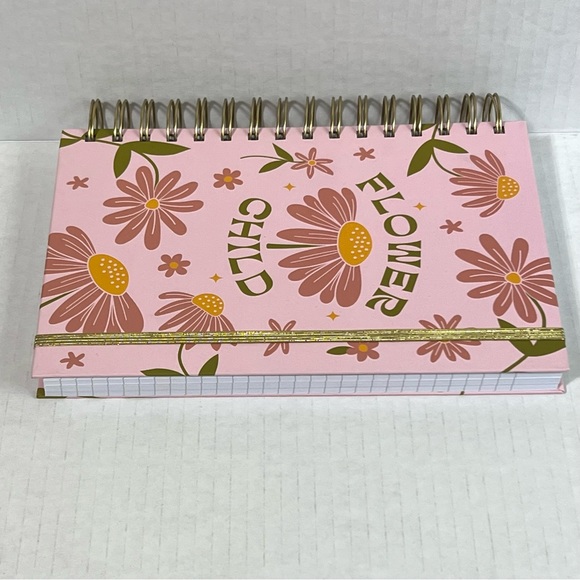 Daisy Flower Child Lined Spiral Hardcover Journal Floral Hippie 70’s Notebook - Picture 9 of 11